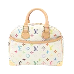 White Canvas Louis Vuitton Trouville