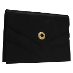 Black Satin Saint Laurent Clutch