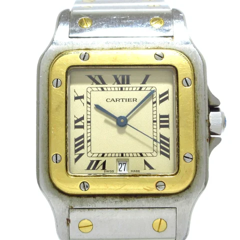 Silver Yellow Gold Cartier Watch