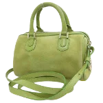 Green Suede Armani Handbag