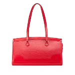 Red Leather Louis Vuitton Madeleine