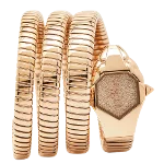 Gold Fabric Just Cavalli Watch