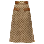 Brown Cotton Gucci Skirt