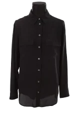 Black Silk Equipment Shirt