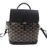 Black Canvas Goyard Backpack