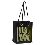 Black Leather Fendi Handbag