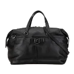 Black Leather Salvatore Ferragamo Handbag