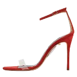 Red Suede Carolina Herrera Sandals