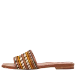 Brown Canvas Loro Piana Sandals