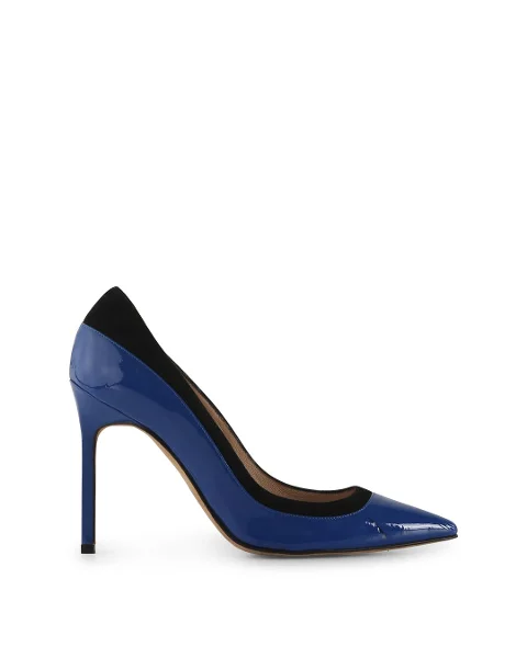 Blue Leather Manolo Blahnik Heels