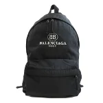 Black Nylon Balenciaga Backpack