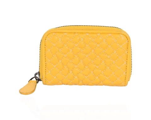 Yellow Leather Bottega Veneta Wallet