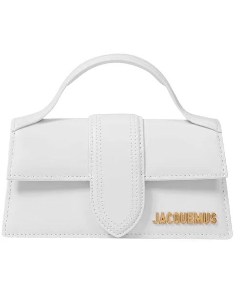 White Leather Jacquemus Crossbody Bag