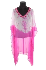 Pink Silk Antik Batik Top