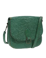 Green Leather Louis Vuitton Saint Cloud