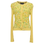 Yellow Cotton Moschino Cardigans