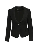 Black Wool Armani Blazer