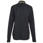 Black Cotton Versace Shirt