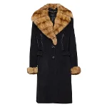 Black Wool Blumarine Coat