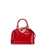 Red Leather Louis Vuitton Alma