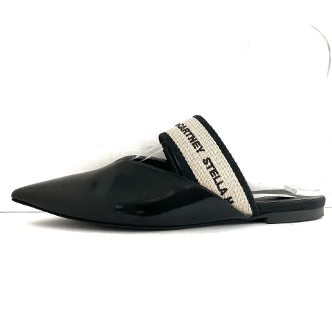 Black Leather Stella Mccartney Sandals
