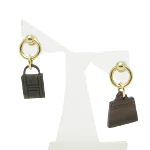 Gold Metal Hermès Earrings