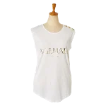 White Cotton Balmain Top