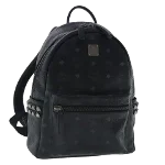 Black Leather MCM Backpack