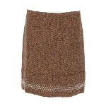 Brown Nylon Miu Miu Skirt