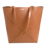 Brown Leather Loewe Tote