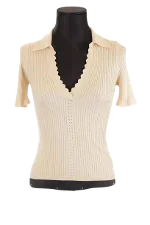 Beige Viscose Sandro Top