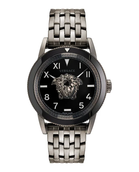 Grey Fabric Versace Watch
