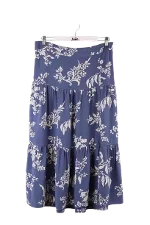 Blue Viscose Sézane Skirt