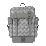 Grey Leather Coach Backpack