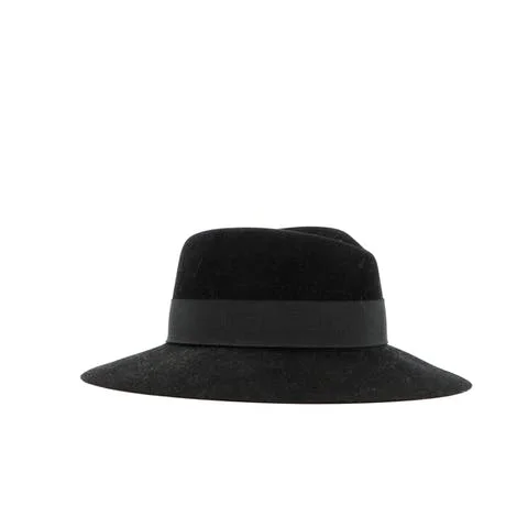 Black Fabric Chanel Hat