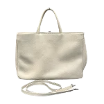 Beige Leather Furla Handbag