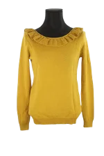 Yellow Wool Sézane Sweater