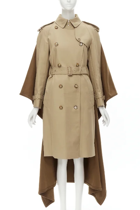 Save 32% Womens Coats Burberry Coats Burberry Cotton Coats Beige in Brown 