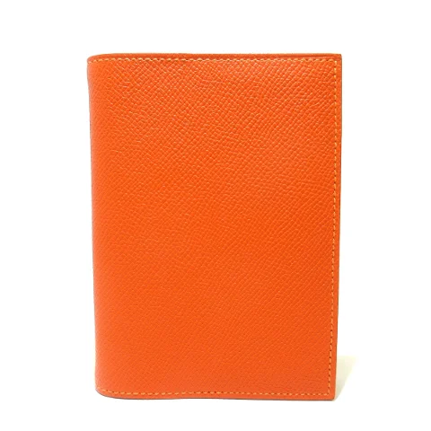 Orange Leather Hermès Agenda Cover
