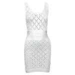 Silver Fabric Balmain Dress