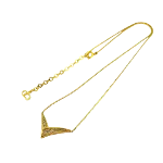 Gold Metal Dior Necklace