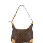 Brown Leather Louis Vuitton Boulogne