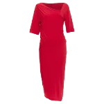 Red Fabric DKNY Dress