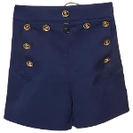 Navy Fabric Louis Vuitton Shorts