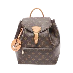 Brown Canvas Louis Vuitton Backpack