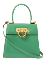 Green Fabric Salvatore Ferragamo Handbag