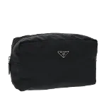 Black Nylon Prada Pouch