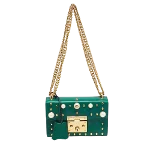 Green Leather Gucci Crossbody Bag