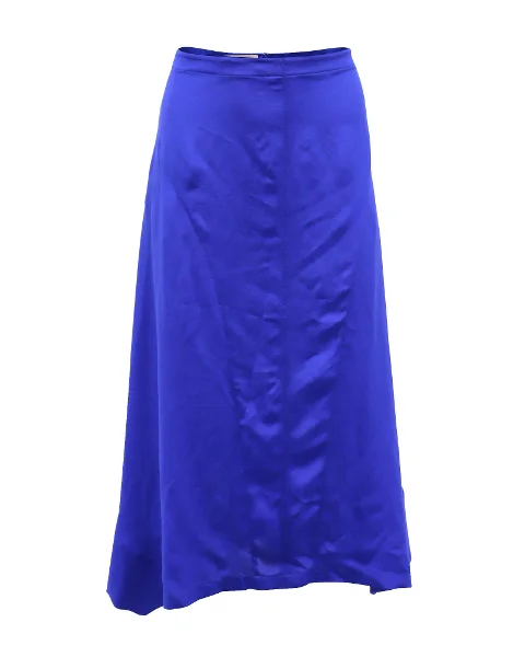 Blue Silk Stella McCartney Skirt