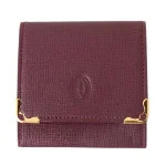 Burgundy Canvas Cartier Case